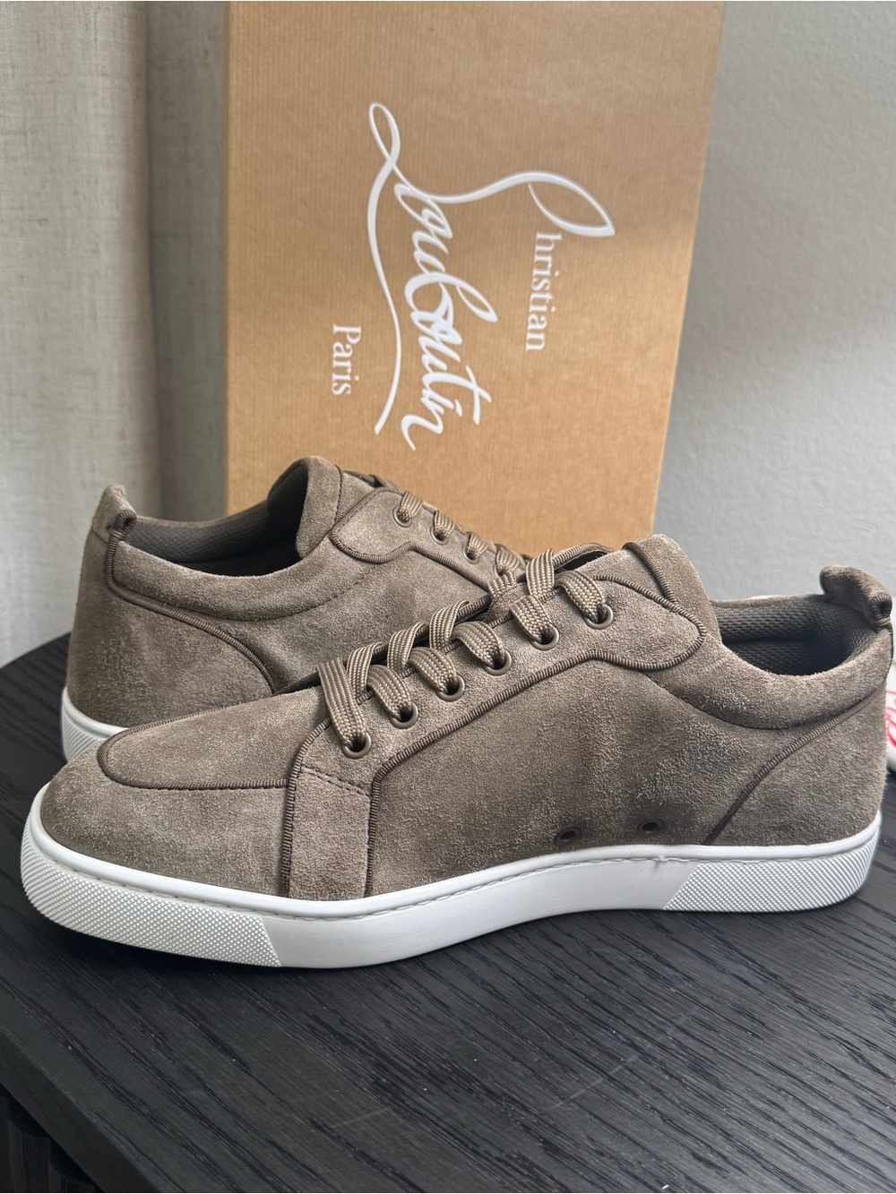 Christian Louboutin Rantulow Orlato Sneakers Crosta Silex 42.5 - Picture 5 of 8